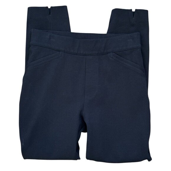 SPANX Pants - Spanx Women's S Pull On Ponte Knite Ankle Pant Black Inseam 25.25"